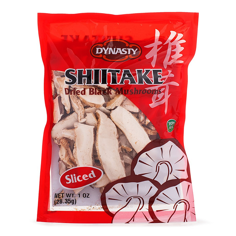 Dynasty Shiitake 切片黑香菇干 1 盎司