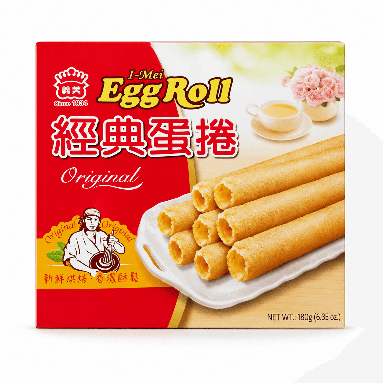IMei Butter Egg Roll, Original Flavor 180 g