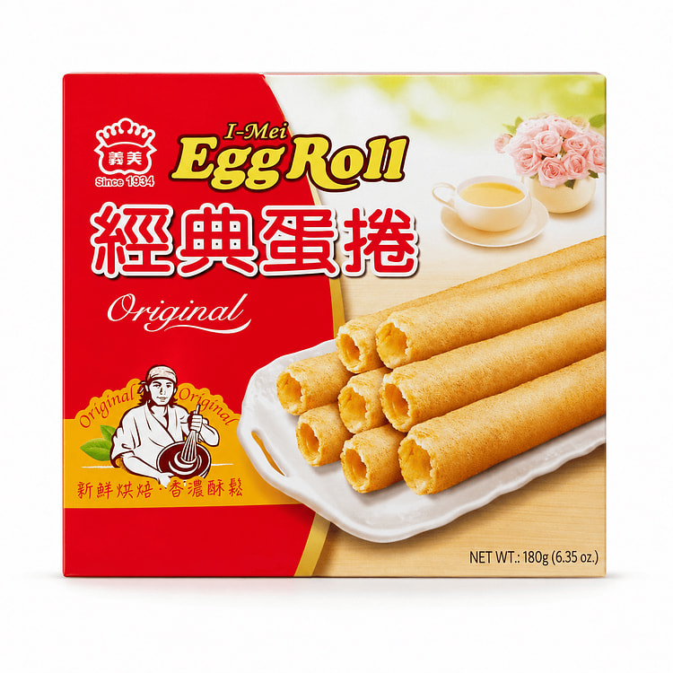 IMei Butter Egg Roll, Original Flavor