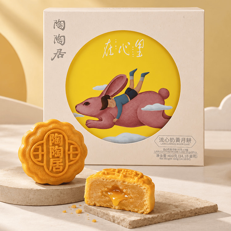 Bánh Trung Thu Kem Trứng TTJ 8 cái 400 g