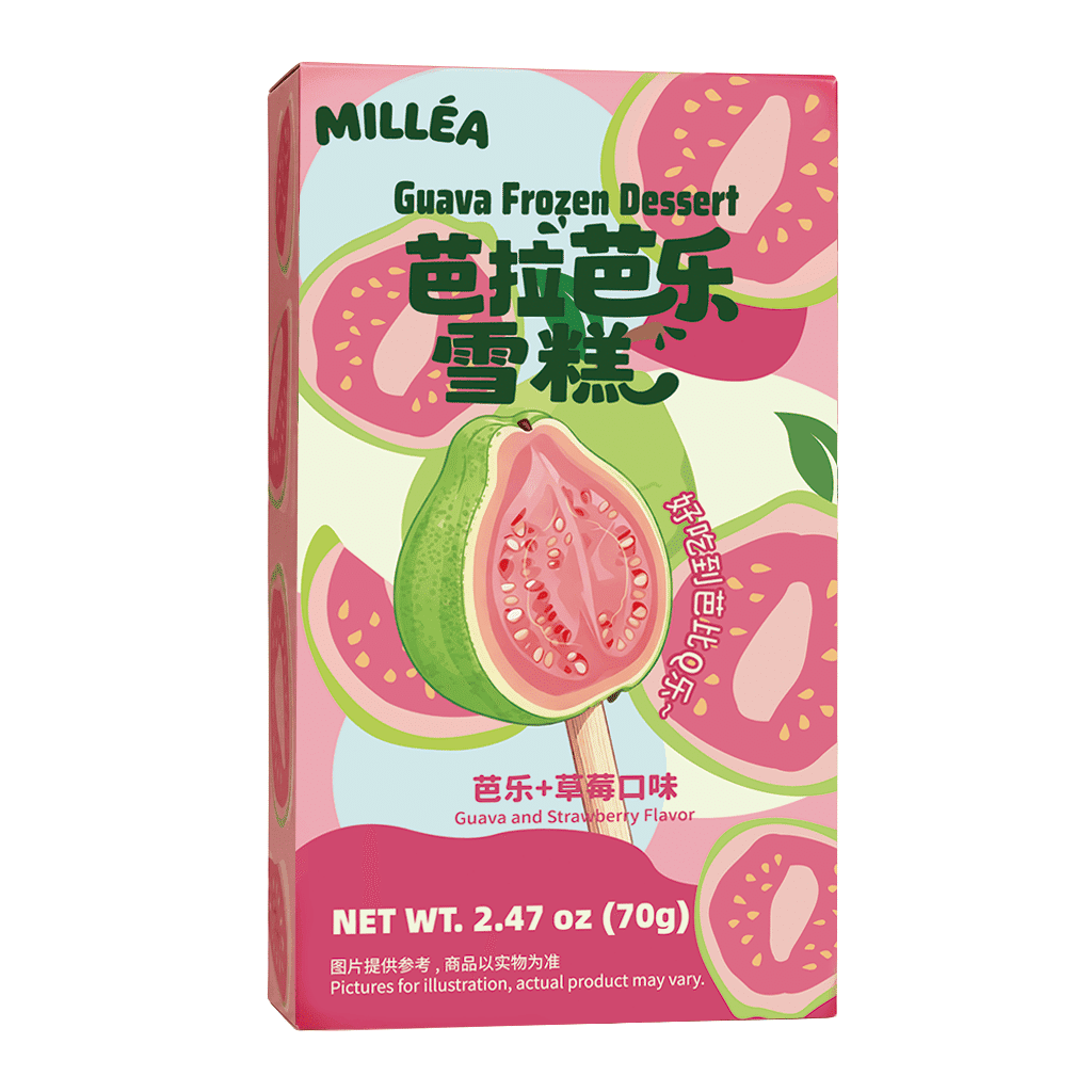 MILLEA 芭拉芭乐雪糕(芭乐+草莓口味) 70 克