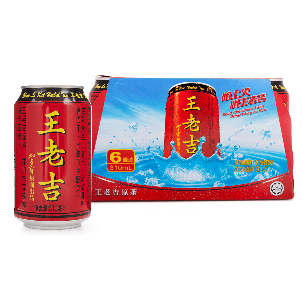 王老吉 凉茶 310 毫升*6 罐