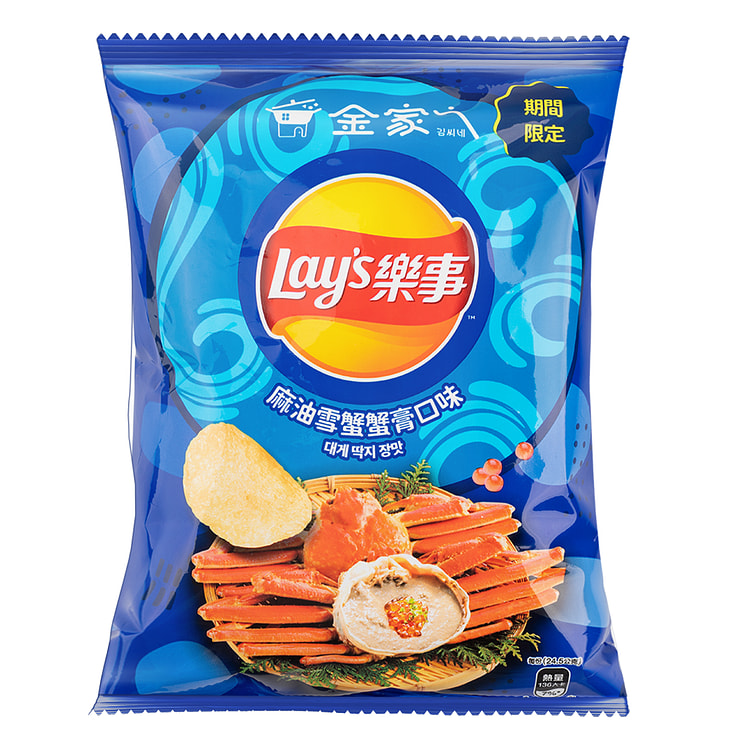 台湾乐事 麻油雪蟹蟹膏口味 金家联名 49 克