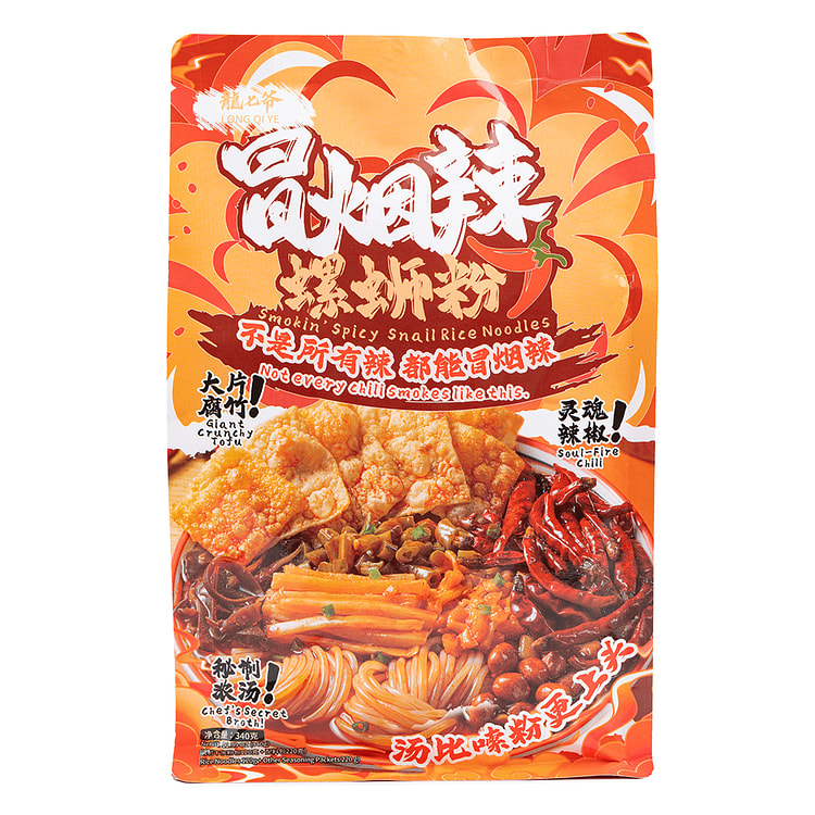 【Weee 宝藏速食】龙七爷冒烟辣螺蛳粉 340 克