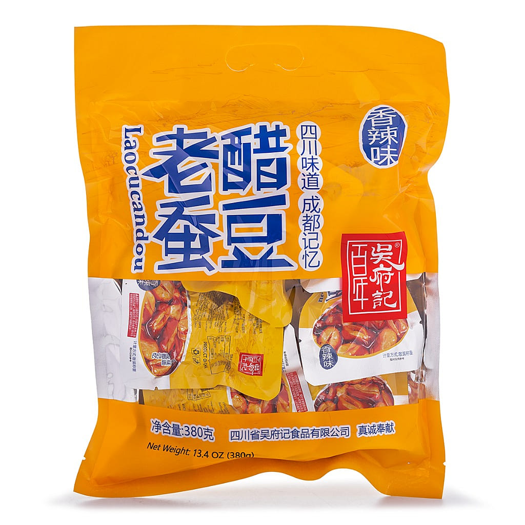 吴府记 老醋蚕豆 香辣味 380 克