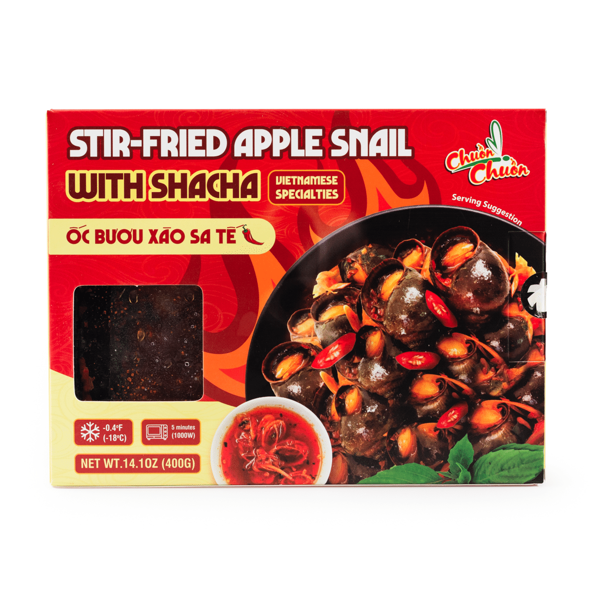 Dragonfly Stir-Fried Apple Snail With Shacha, Frozen 400 克