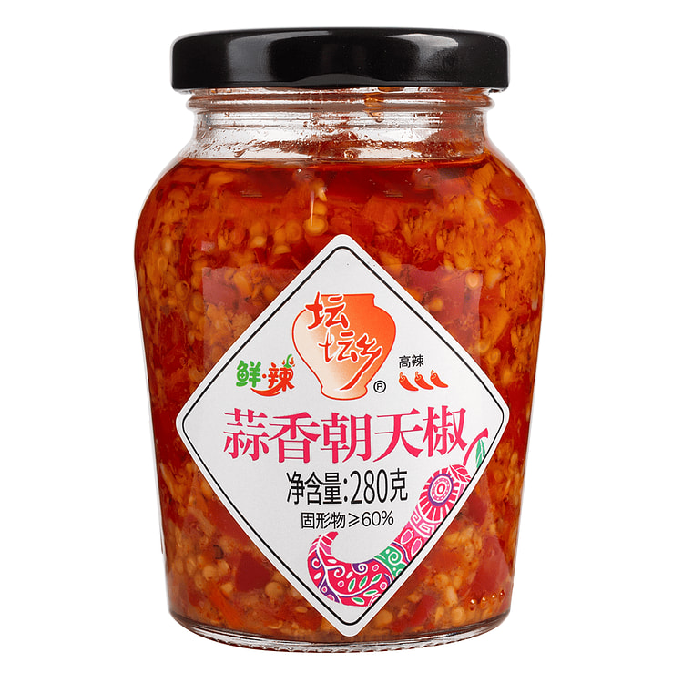 坛坛香 蒜香朝天椒 280 克