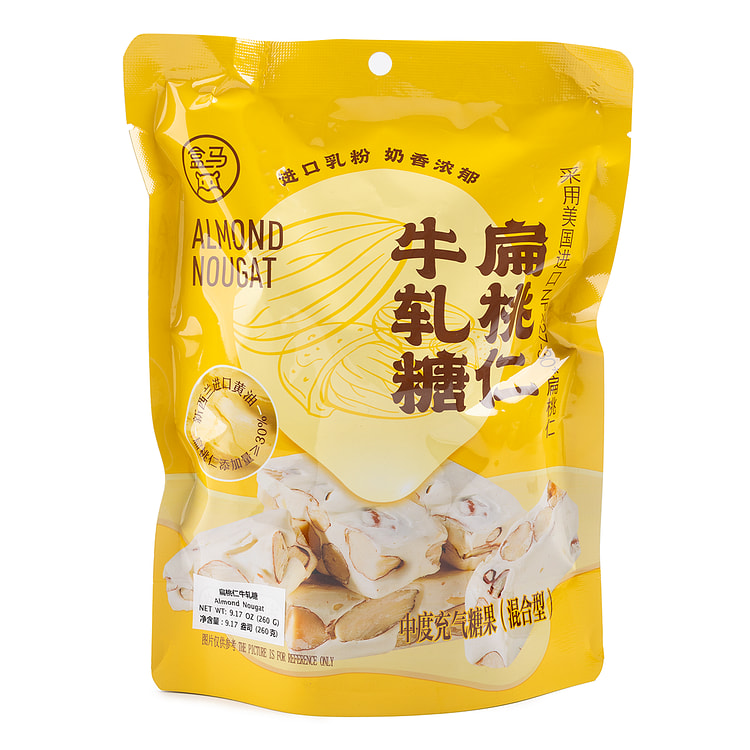 盒马 扁桃仁牛轧糖 260 克