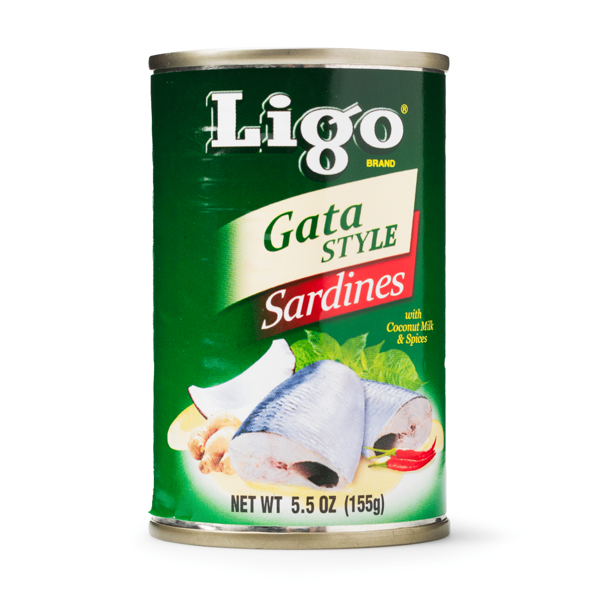 Ligo Gata Style Sardines (Coconut Milk Flavor) 5.5 oz*48 pack