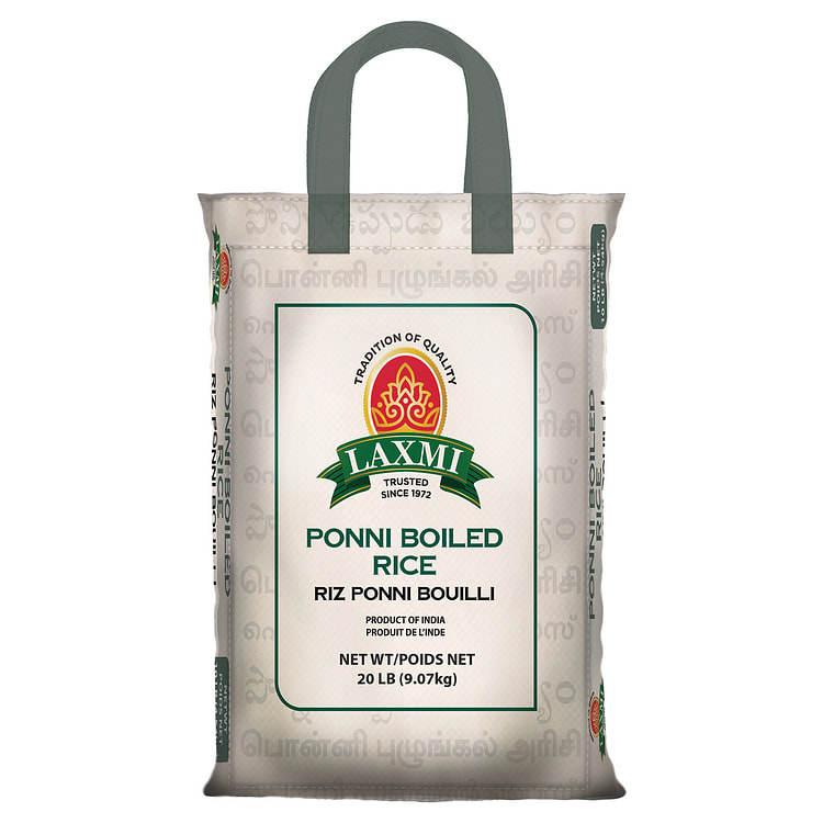 Arroz Ponni Cozido Laxmi 20 lb