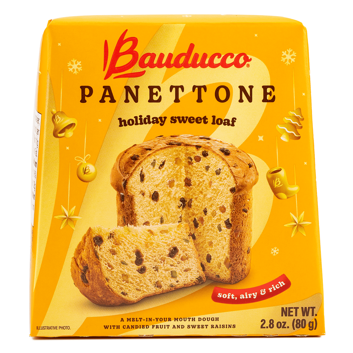 Bauducco Mini Panettone Cake 2.8 oz