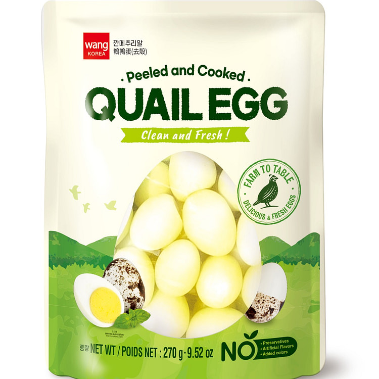 Wang Cooked Quail Eggs 270 g