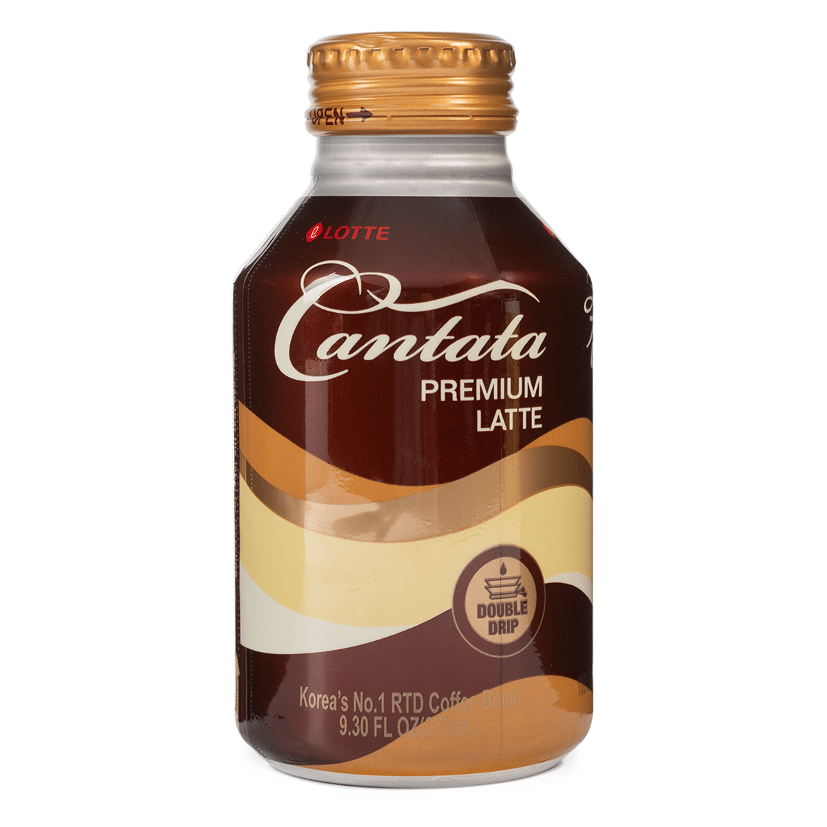 LOTTE Cantata Original Blend Coffee-Premium Latte 275 ml*24 pack