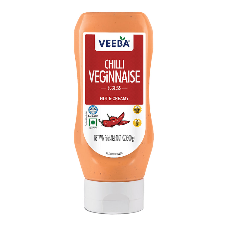 Veeba มายองเนสสูตรไม่มีไข่ - รสเผ็ด