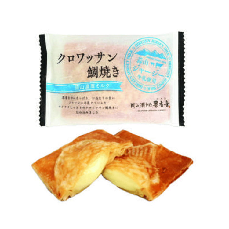 Cacao Croissant Taiyaki Hiruzen Milk 2.82 oz