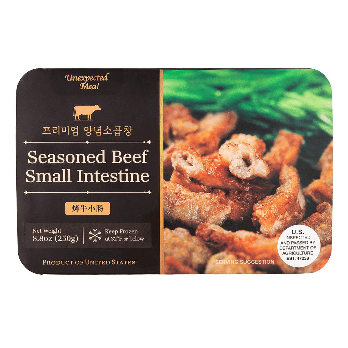 Seasoned Beef Small Intestine, Frozen 250 g