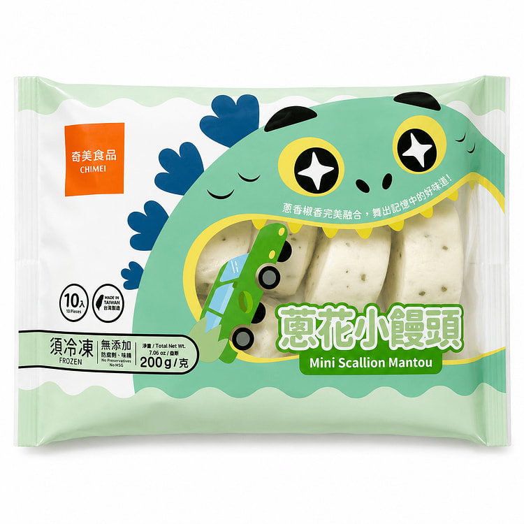 CHIMEI Scallion Mini Mantou 200 g