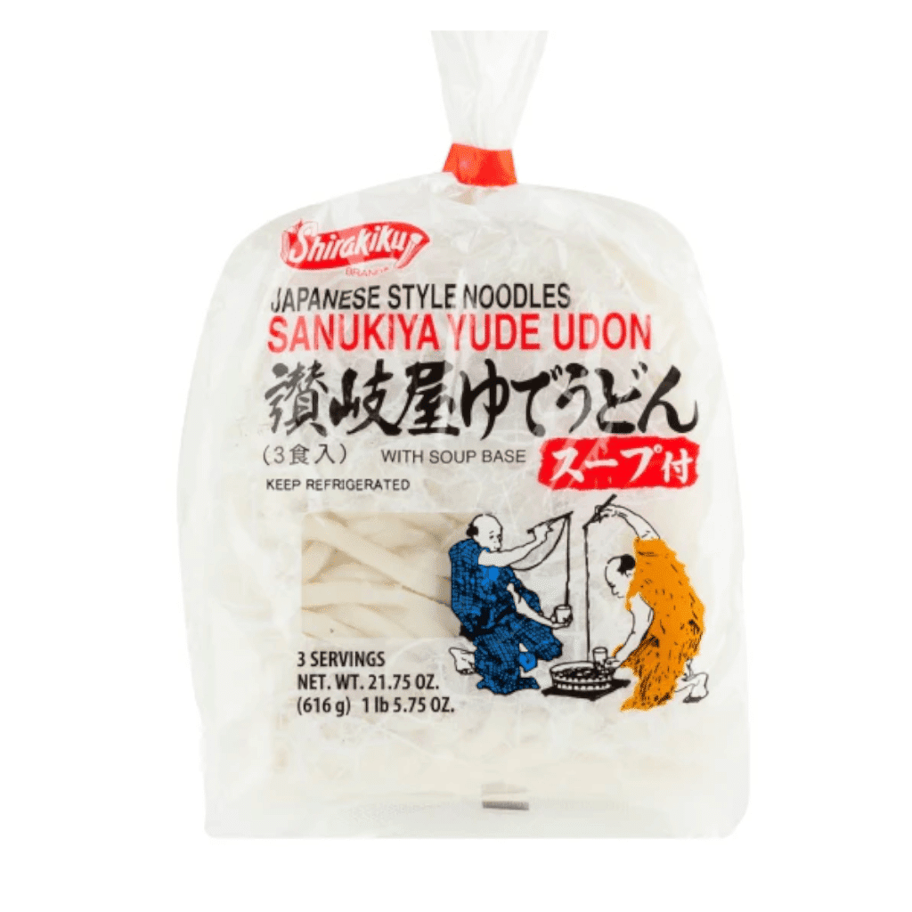讃岐屋 ゆでうどん 3食入り (スープ付き) 22 オンス