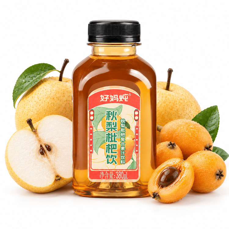 Haomadun Pear & Loquat Flavored Beverage 380 ml