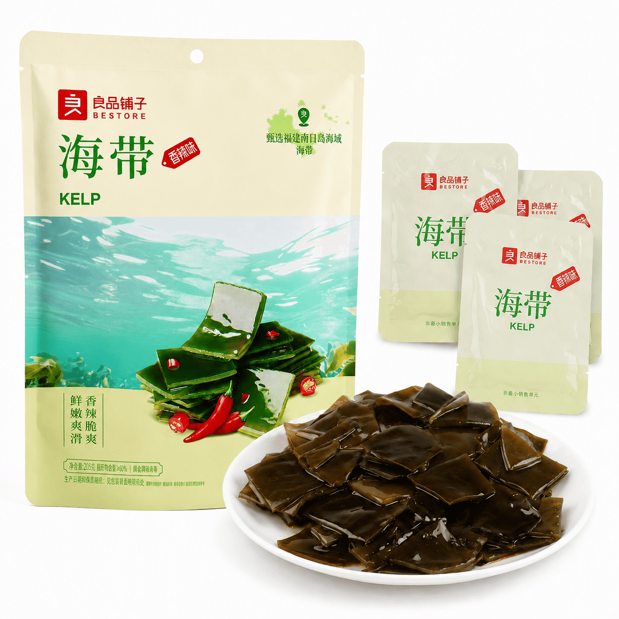 良品铺子 海带 香辣味 218 克