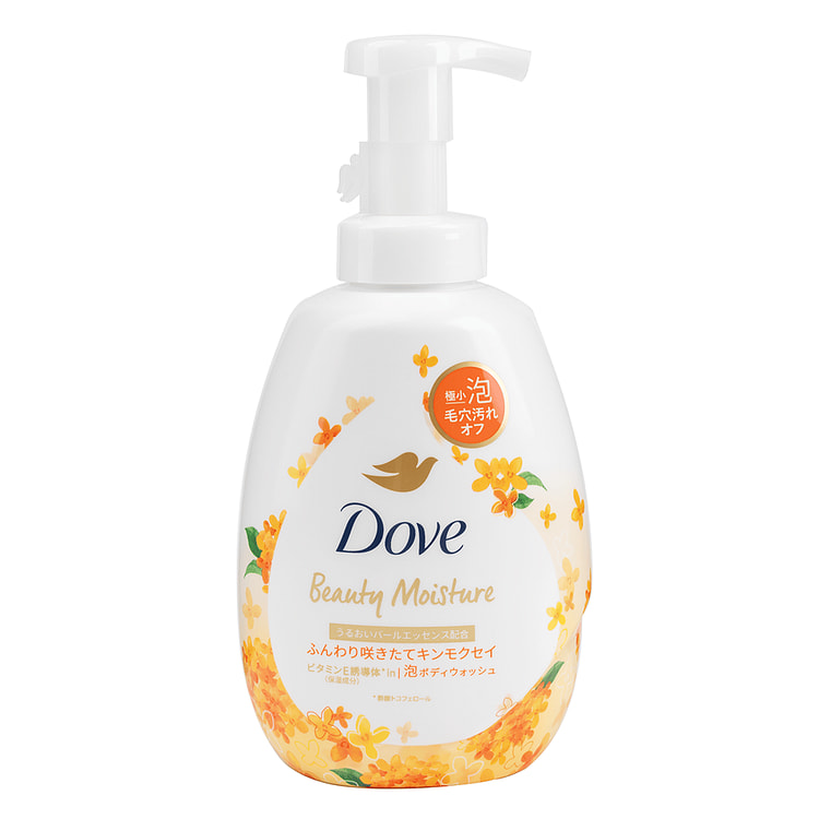 日本DOVE多芬 保湿润肤泡沫沐浴露 金木犀桂花香 540 克