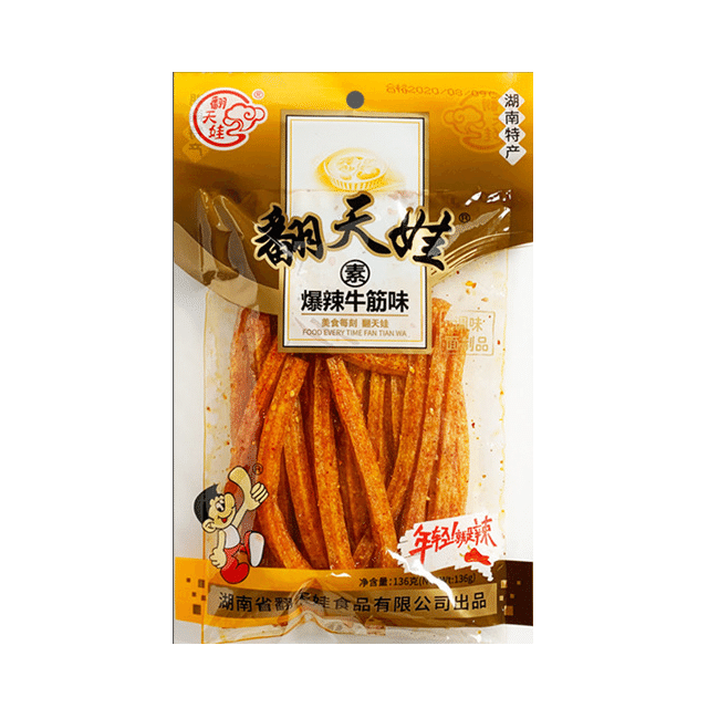 Fan Tian Wa Soybean Snack (Artificial - Spicy Beef Flavor) 136 g