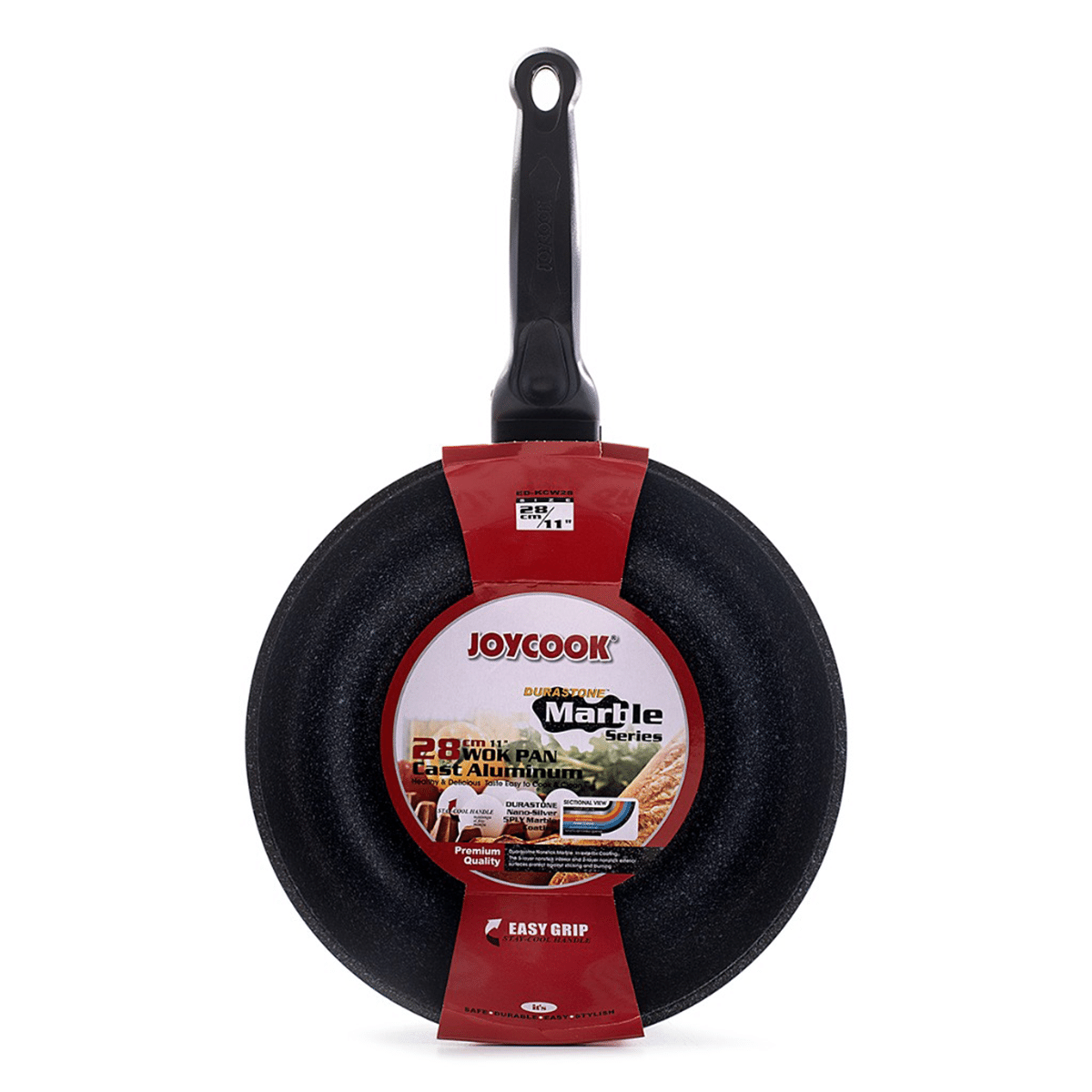JoyCook 韩国Joycook 陶瓷大理石涂层不粘煎锅铁锅平底锅 28cm 1 个