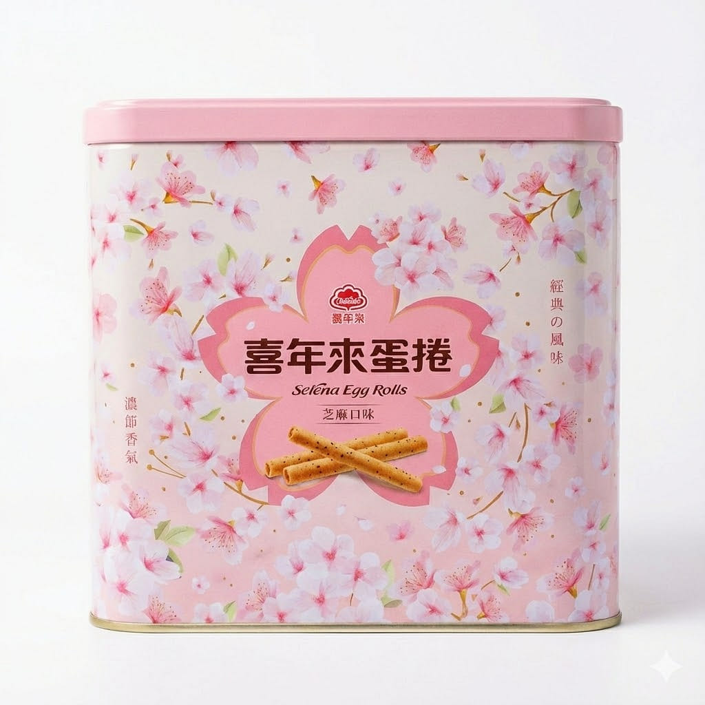 喜年来 芝麻蛋卷礼盒 512 克