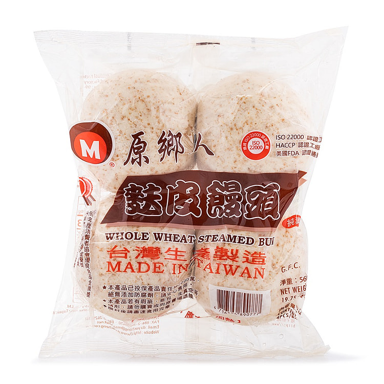 原乡人 麸皮馒头  冷冻 560 克