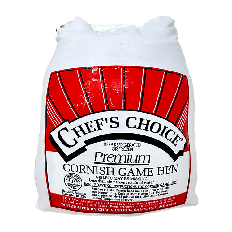 精选炖汤小母鸡 （Cornish Hen） 去头去脚 2 磅