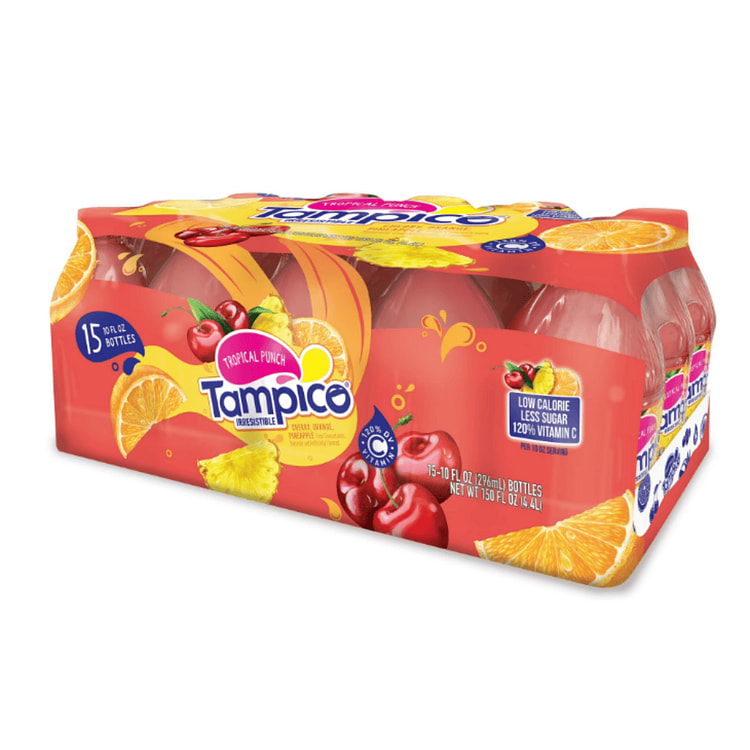 Tampico Tropical Punch Juice 10 onza(s) líquida(s)*15 paquetes