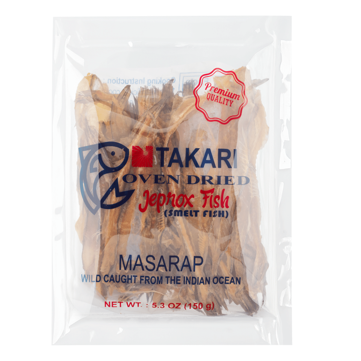 Takari Dried Jeprox Fish 5.3 oz