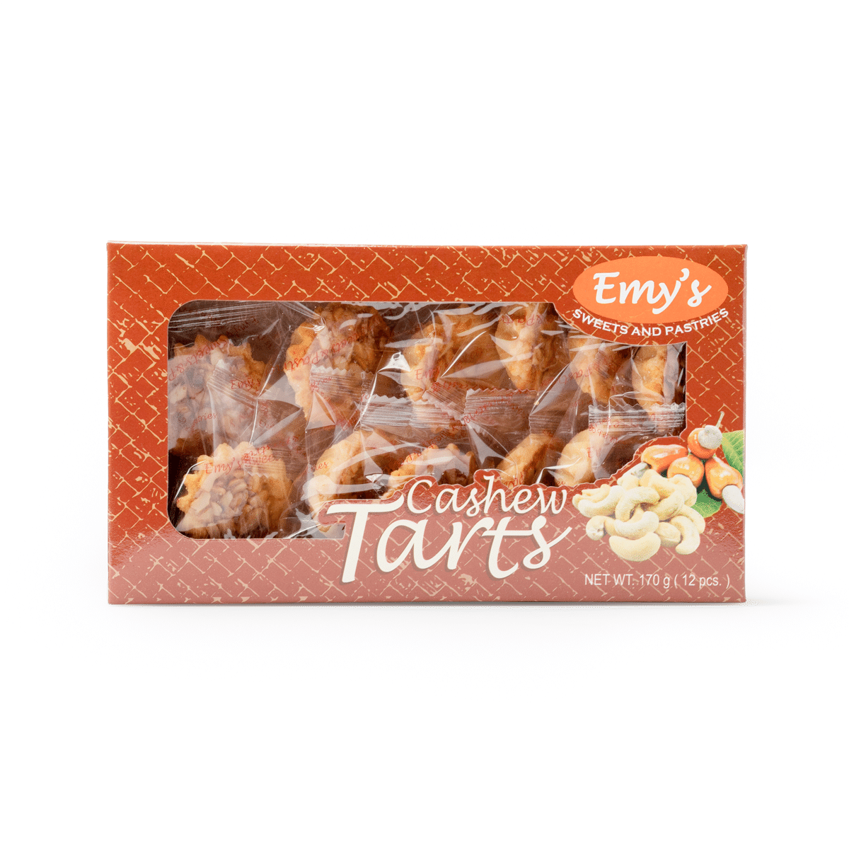 Emy's Cashew Tarts (12 pcs) 170 g