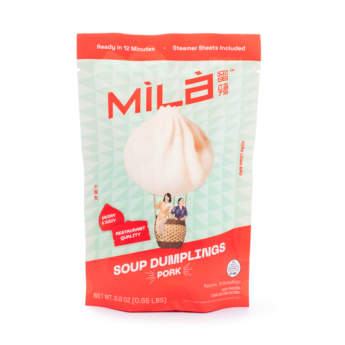Mila Pork Soup Dumpling, Frozen 8.8 oz