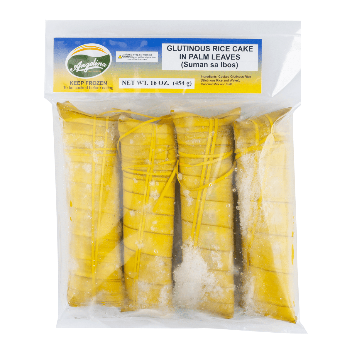 Angelina Suman sa Ibos (Glutinous Rice Cake in Palm Leaves) 16 oz