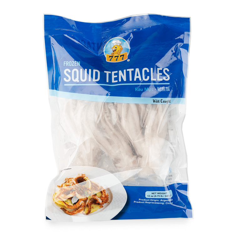 Squid Tentacles, Frozen 12 oz