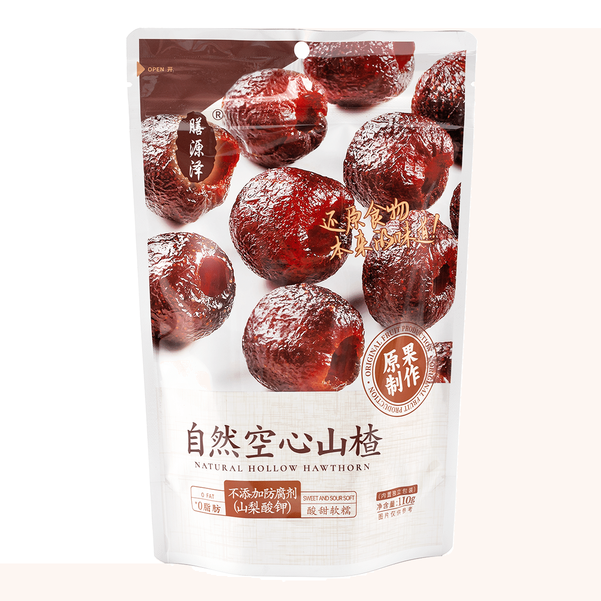 膳源泽 自然空心山楂 110 克