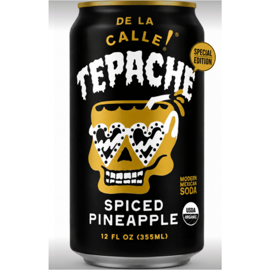 De la calle! Tepache Bebida fermentada, sabor piña y especias 355 mililitro(s)