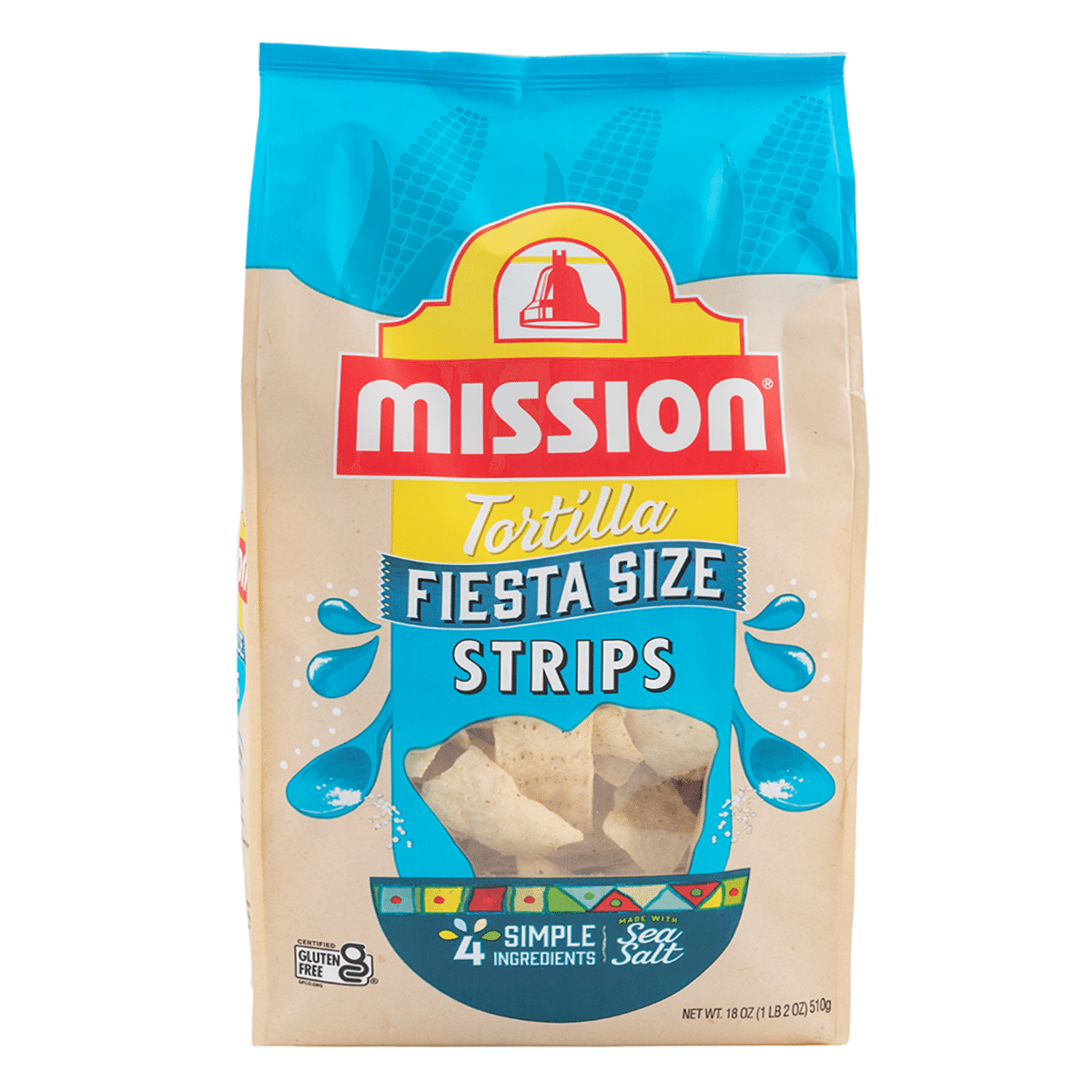 Mission Tortilla Strips Fiesta size 18 onza(s)
