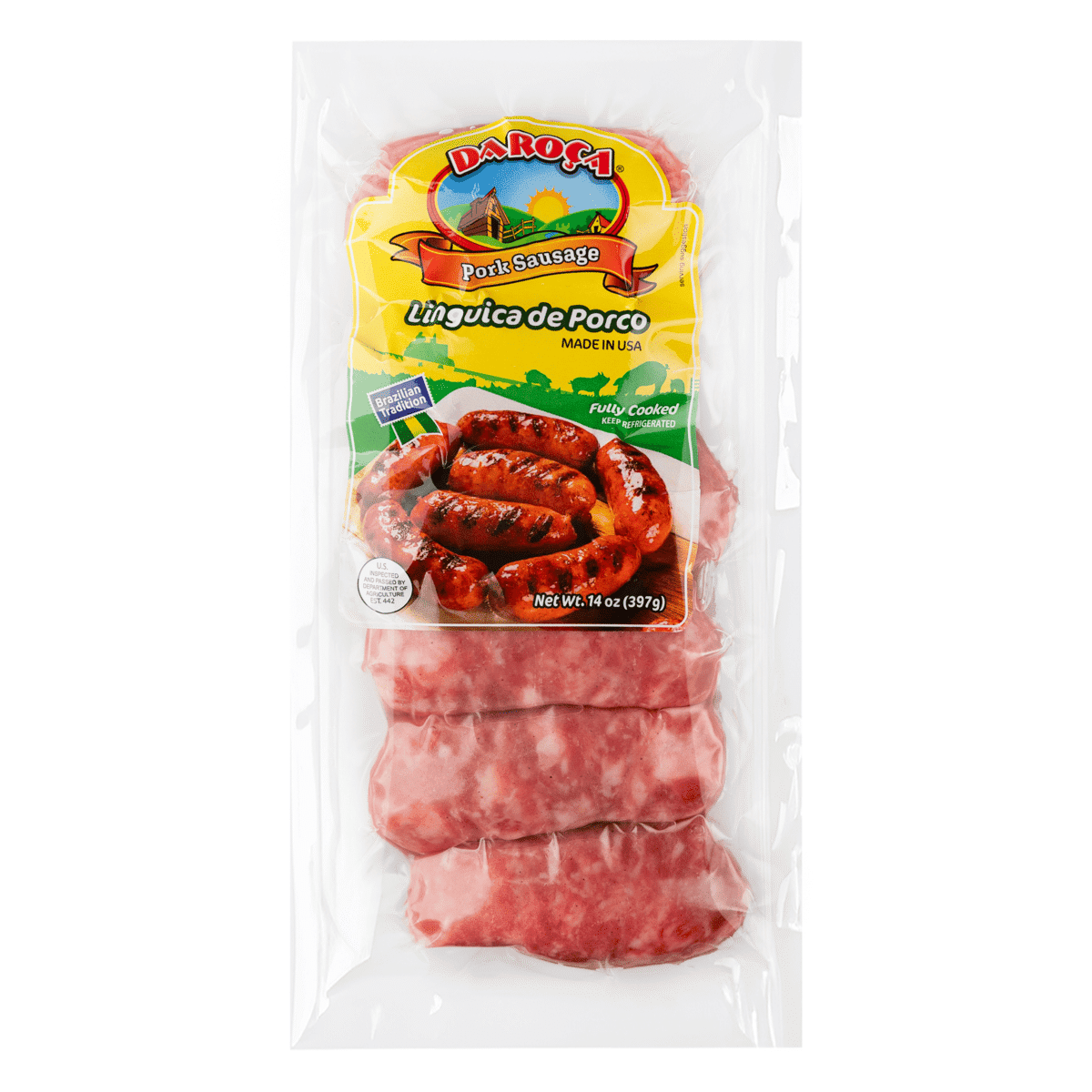 Da Roça Linguiça Brazilian Pork Sausage 397 g