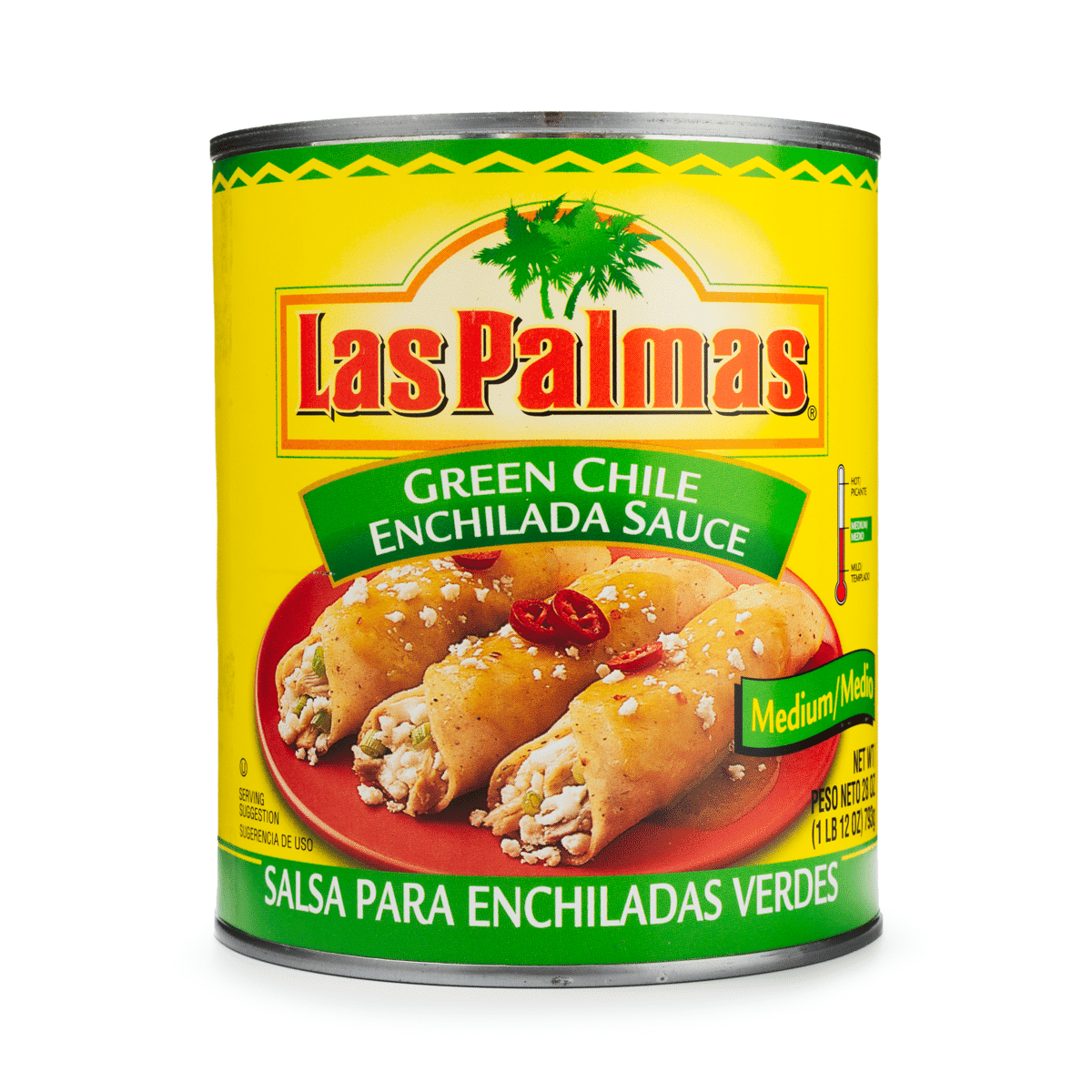 Molho de Enchilada de Pimenta Verde Médio Las Palmas 28 onça(s)