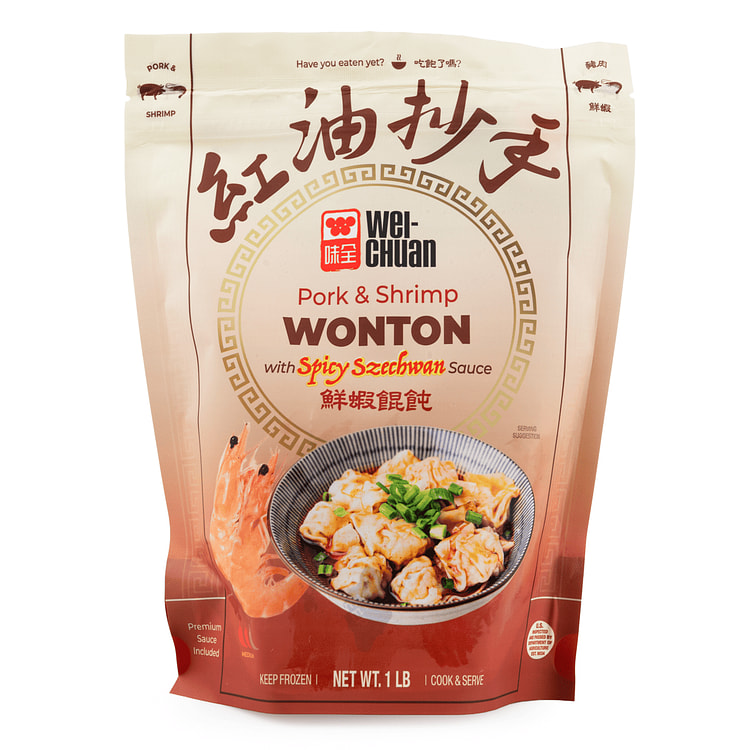 味全 红油抄手 鲜虾馄饨 16 盎司