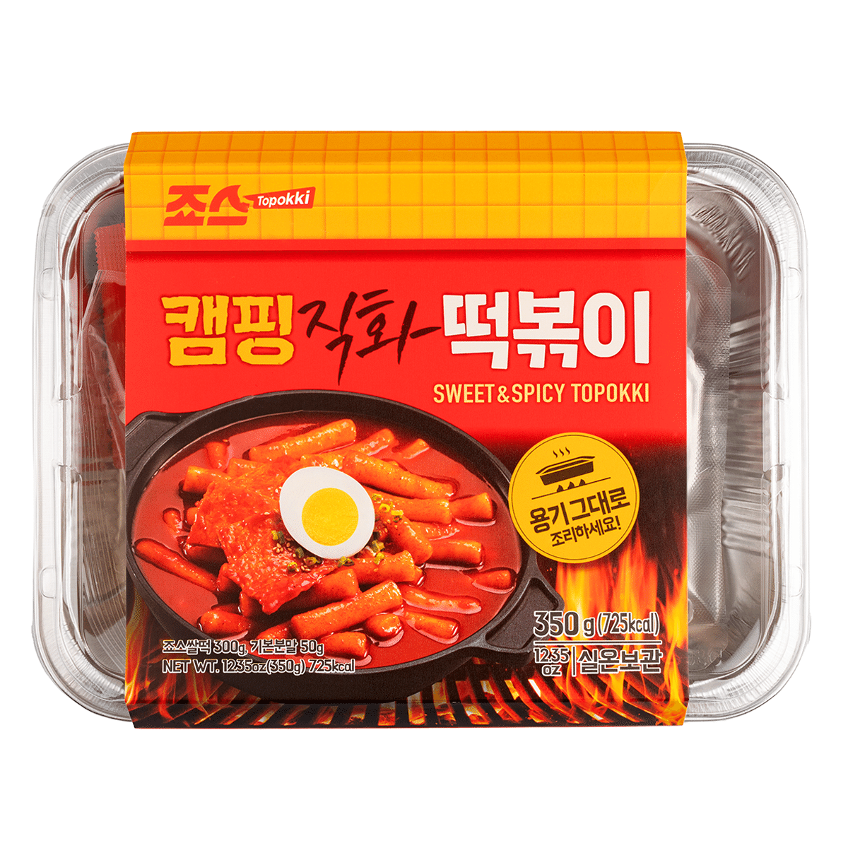 죠스떡볶이 캠핑 직화 떡볶이 350 그램
