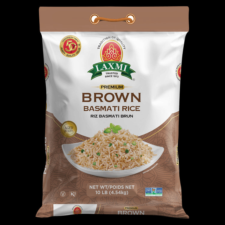 Laxmi Brown Basmati Rice 10 lb