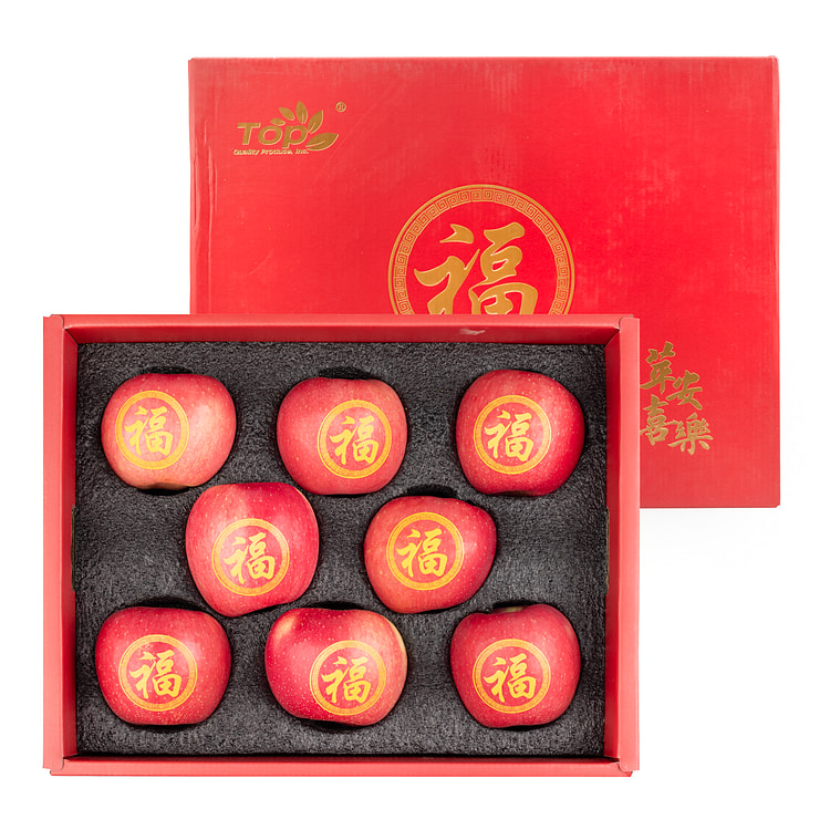新鲜福字苹果 一箱 6 磅