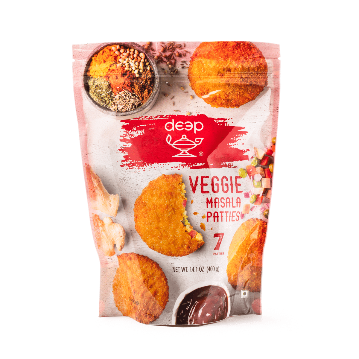 Deep Veggie Masala Patties, Frozen 14.1 oz