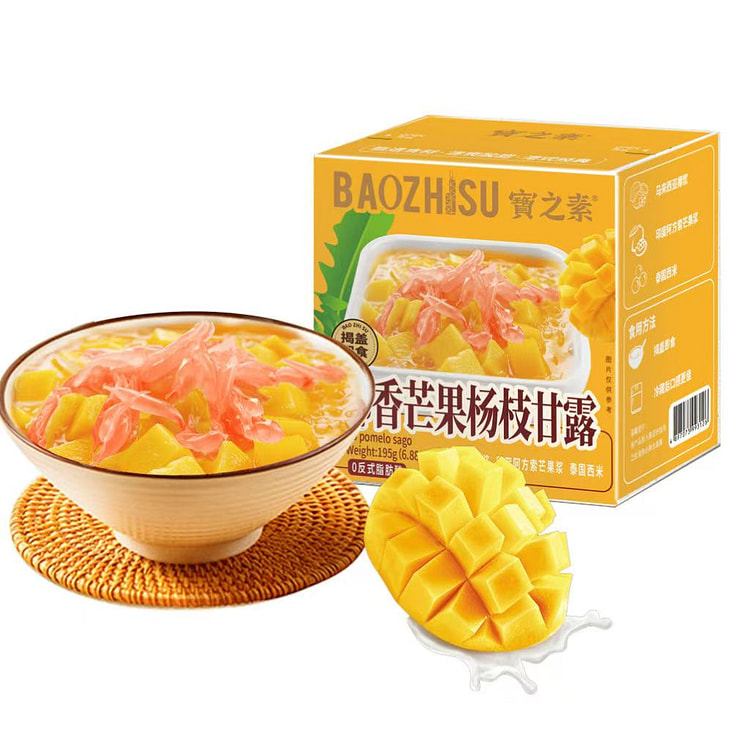 Baozhisu Mango Sago Cream with Pomelo 6.88 oz
