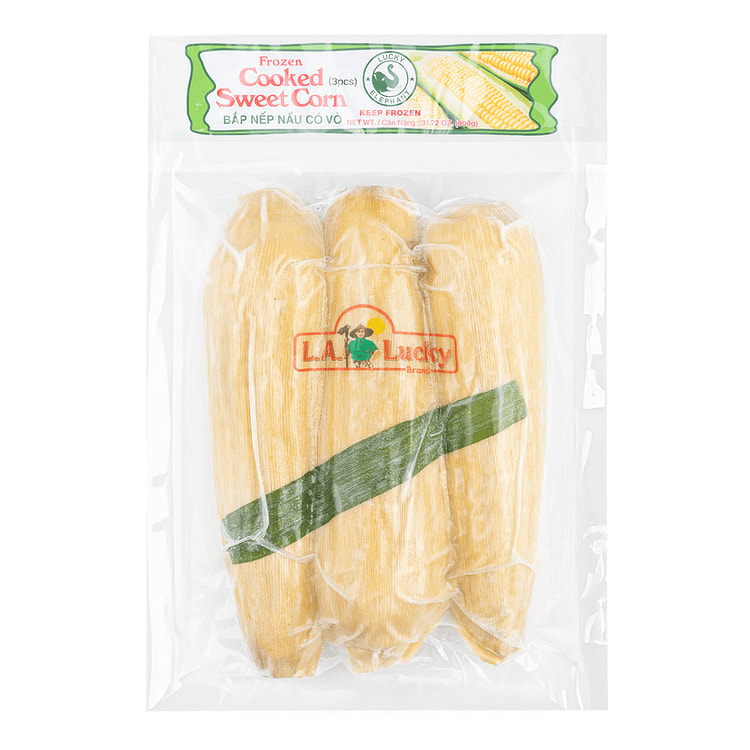 Lucky Elephant Cooked Sweet Corn, Frozen 10.57 oz*3 counts