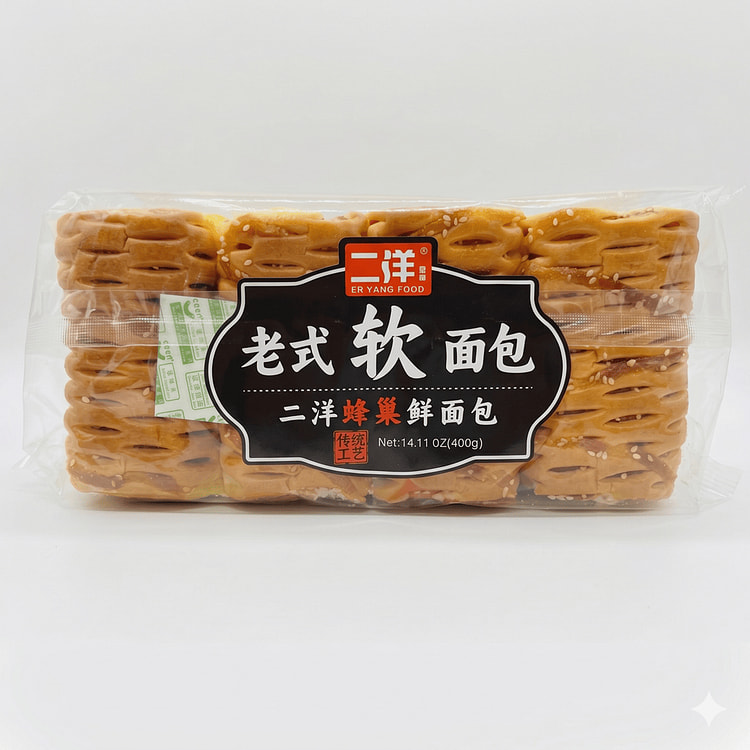 二洋老式软面包蜂巢味 400 克
