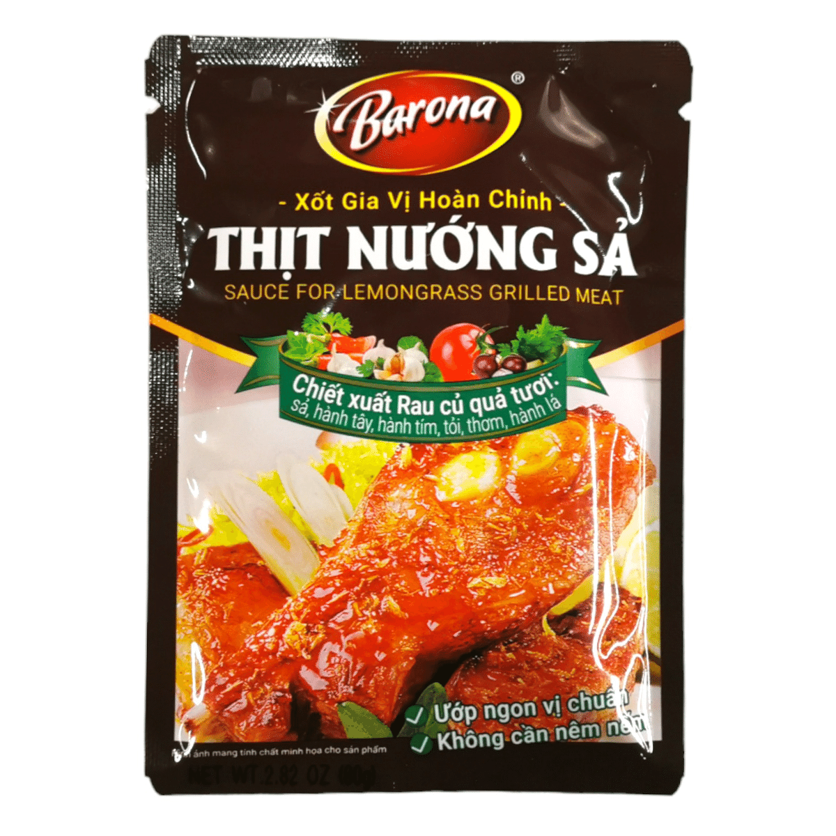 Molho Barona para Carne Grelhada com Capim-limão 80 g